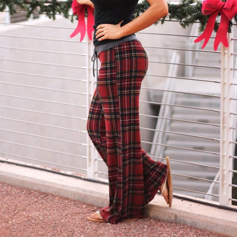 Plaid Holiday Lounge Pants